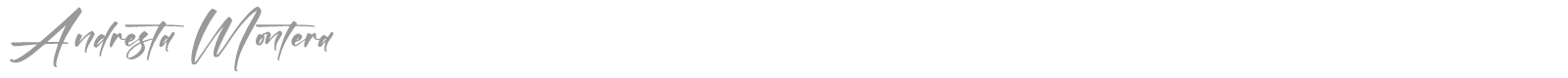 Andresta Montera font preview
